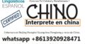 Traductor Chino Español En Hongkong y shenzhen China